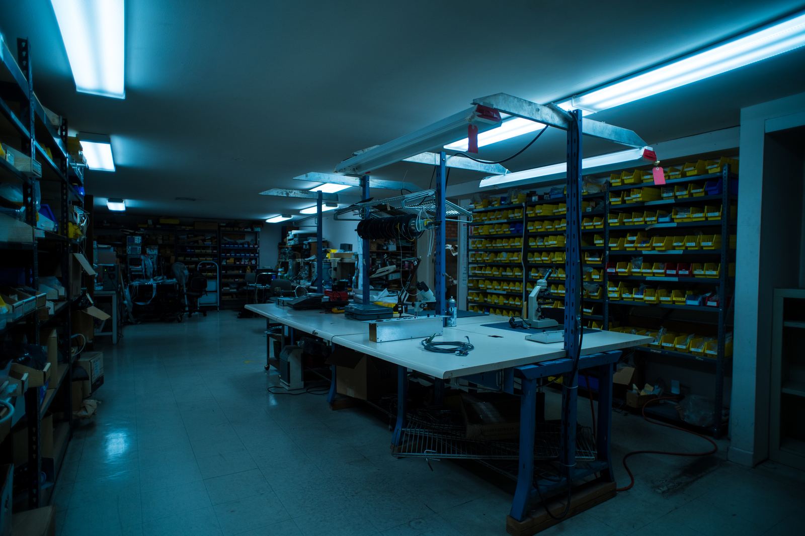 Retro 1980s Electronics Laboratory