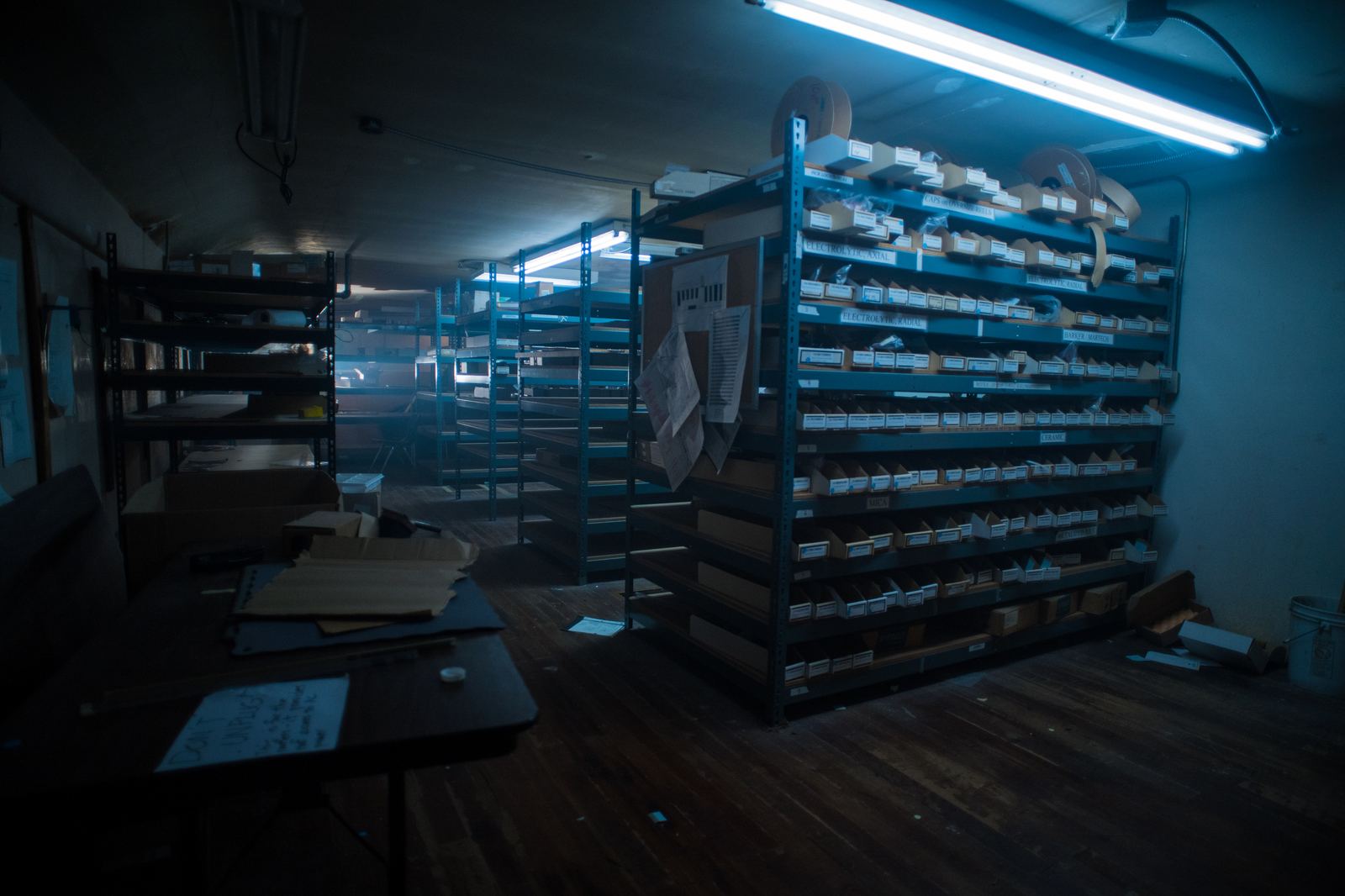 Creepy Warehouse Attic Stockroom