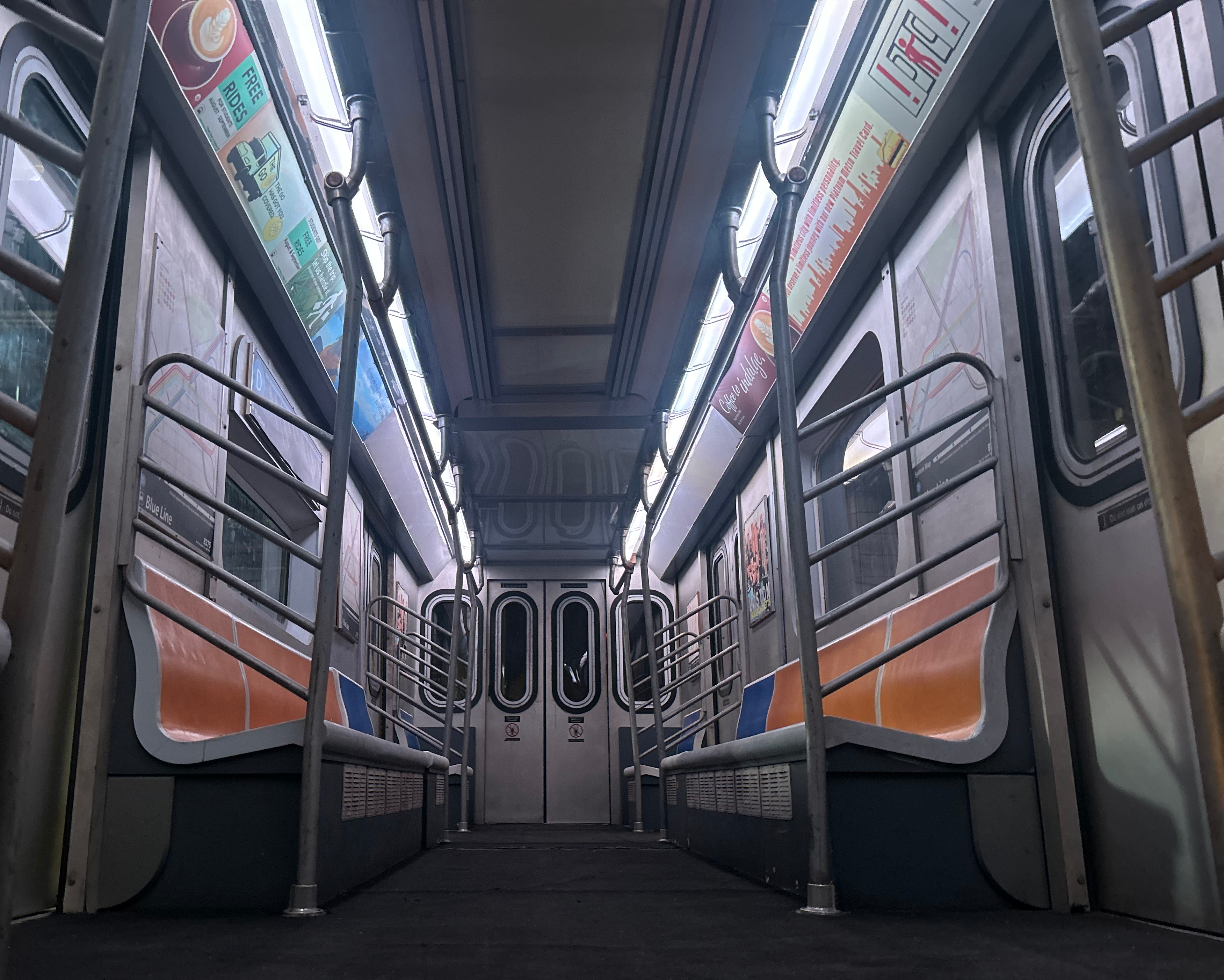 Vintage Subway Car Interior & Exterior